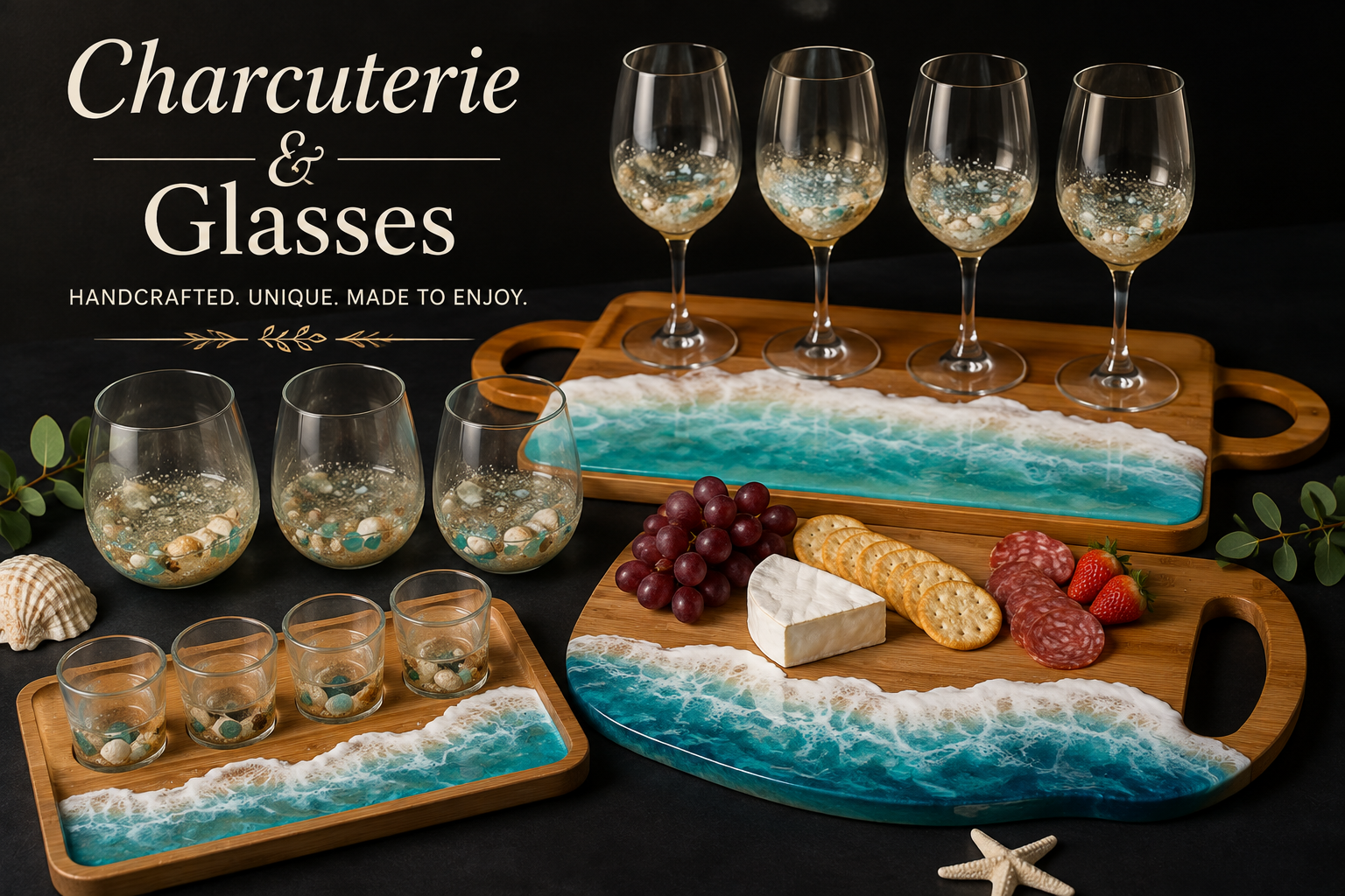 Charcuterie & Glasses
