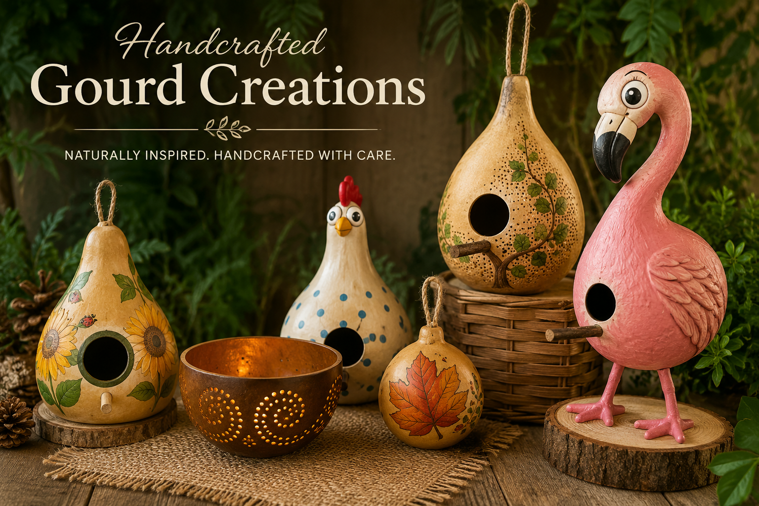 Handcrafted Gourd Creations