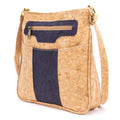 Natural Cork Crossbody Purse – Navy Blue