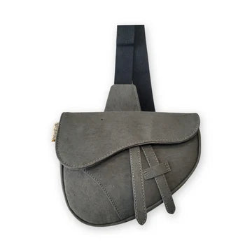 Natural Cork Saddle Crossbody Bag