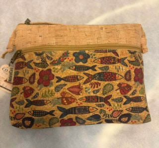 Horizontal Cross Body Natural Cork