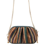 Natural Cork Multi-Zip Crossbody Bag